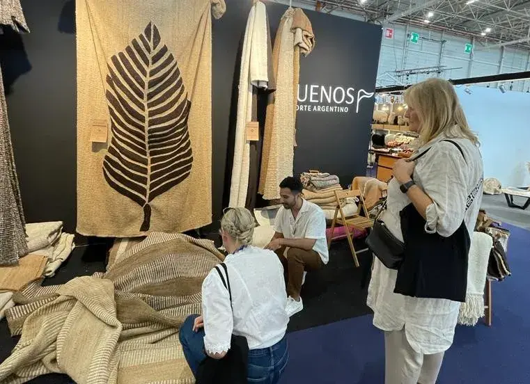 Los tejidos artesanales fueron furor en la feria Maison&Objet de París.