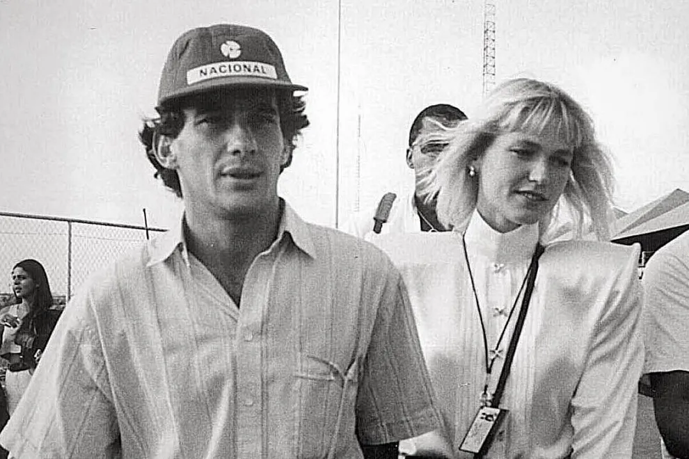 A fines de los 80, la conductora infantil Xuxa y el piloto automovilístico Ayrton Senna vivieron un apasionado romance. 