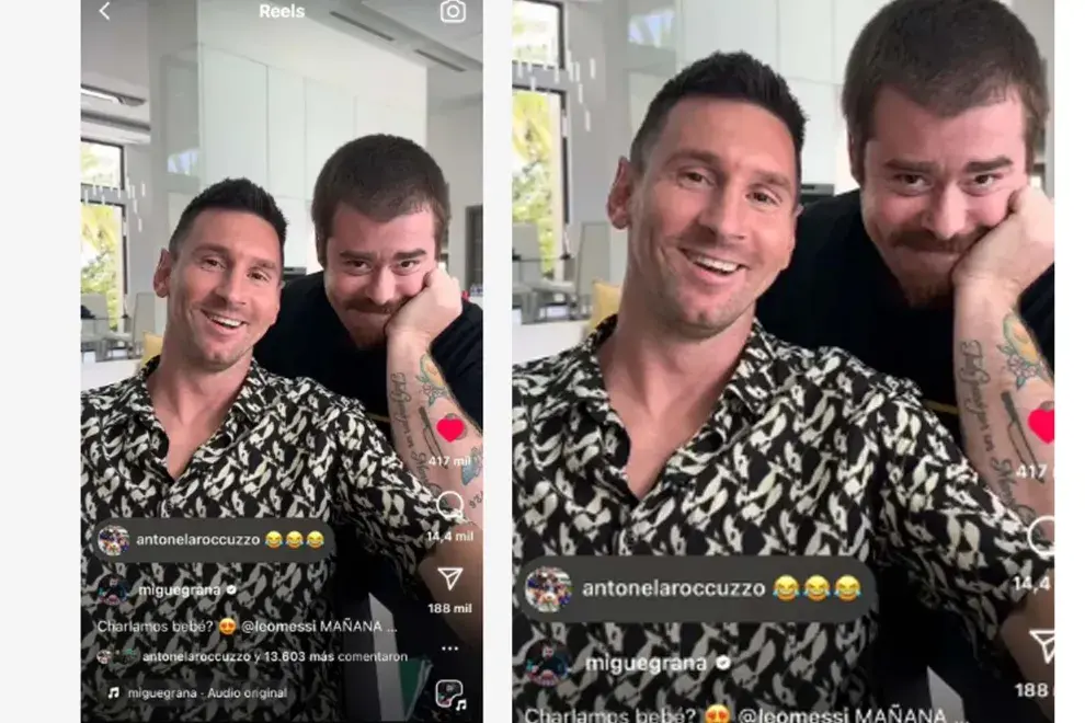 La mujer de Messi se tomó con mucho sentido del humor la situación