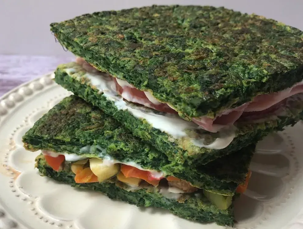 Receta de tostado de espinaca relleno: una delicia y súper simple de hacer