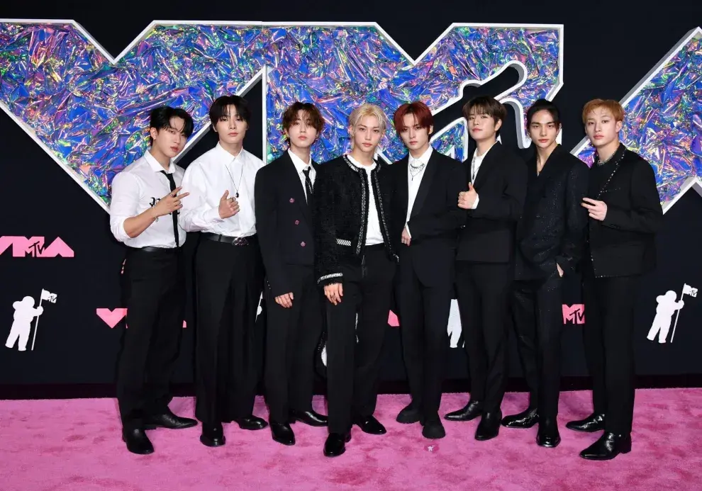 Los fenómenos del k-pop, Stray Kids, se hacen presentes en los MTV Video Music Awards 2023.