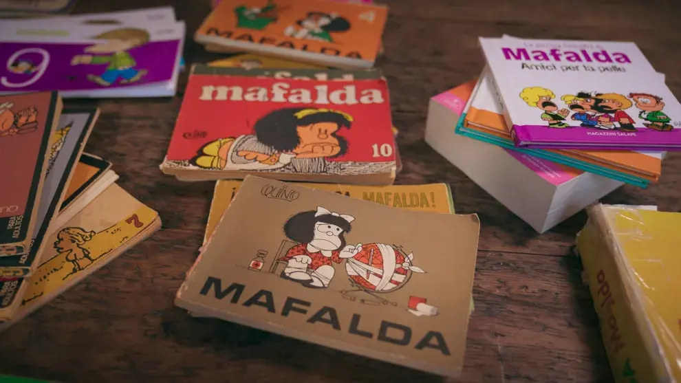 La tira Mafalda tiene múltiples ediciones en español y otros idiomas.