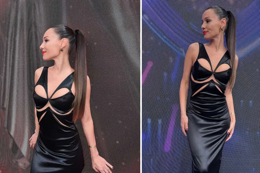 Pampita paralizó el Bailando 2023 con su escote infernal