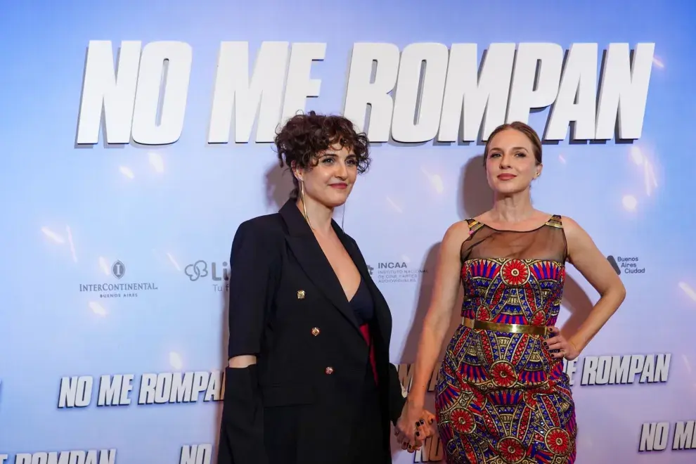 Julieta Díaz y Carla Peterson en la avant premiere de No me rompan.