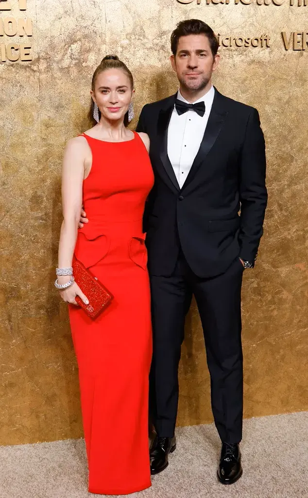 Emily Blunt y John Krasinski en los Albie Awards.