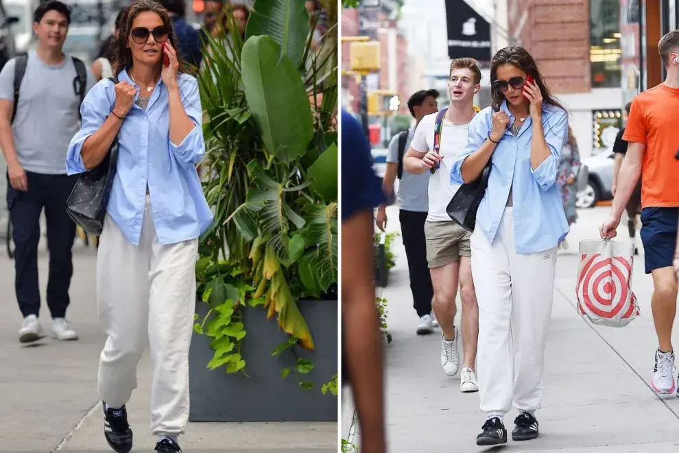 Katie Holmes: impone tendencia con sus looks effortless chic.