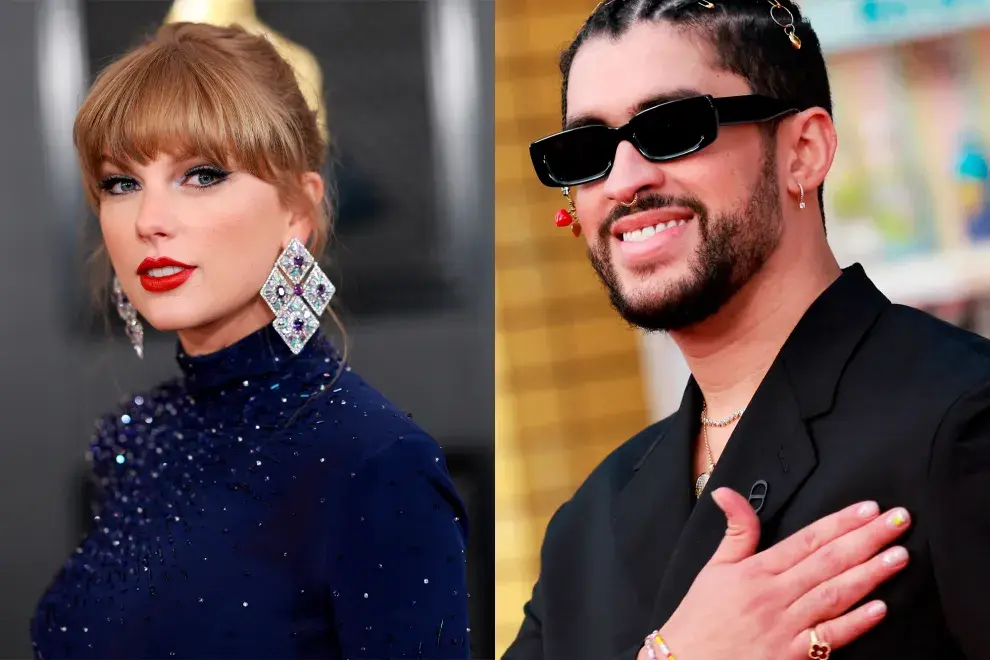 Los artistas, Taylor Swift y Bad Bunny, fueron captados saliendo juntos de un estudio de grabación en Nueva York.