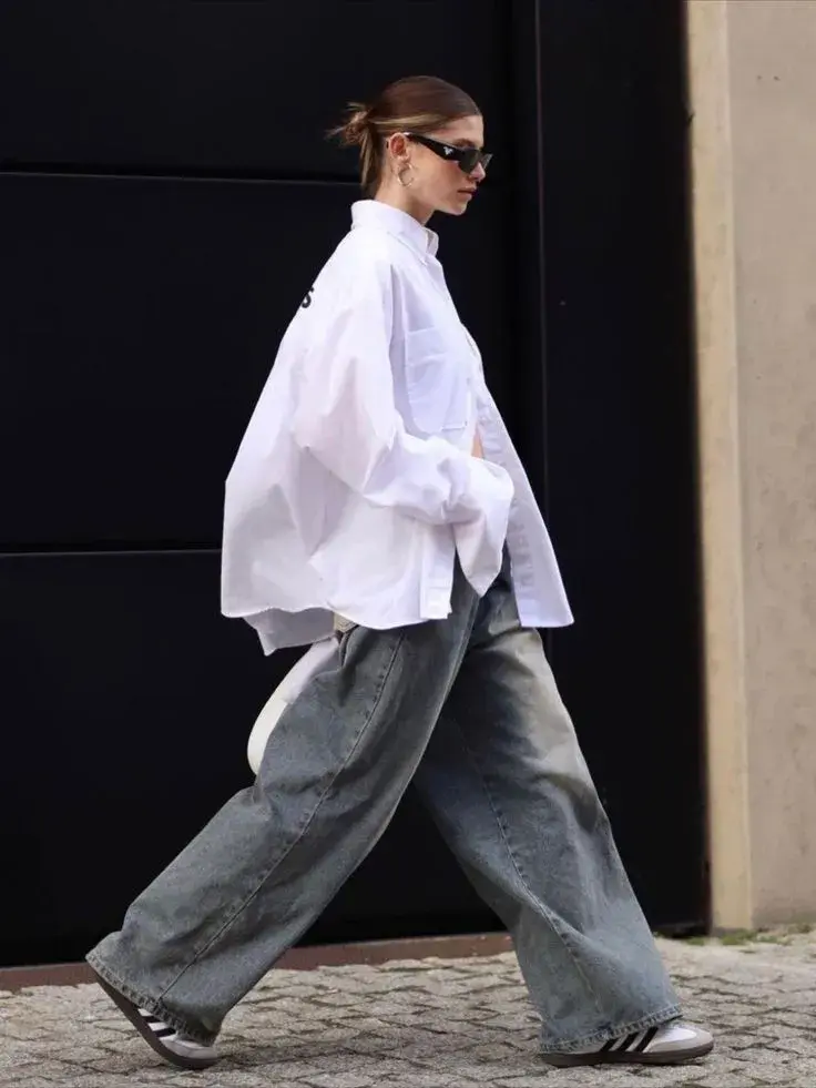 Camisa blanca oversize