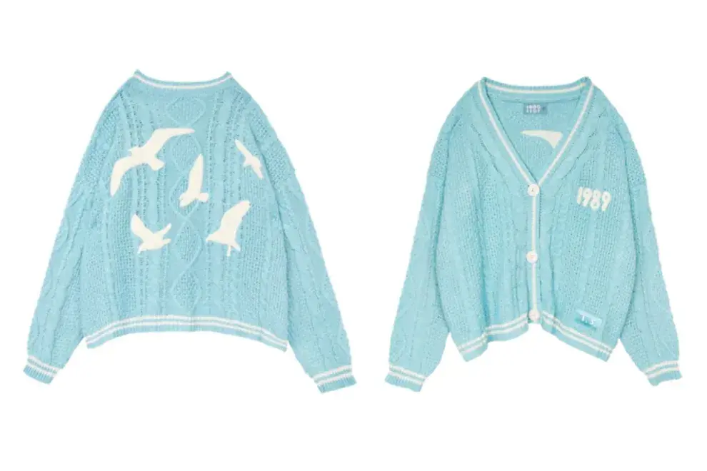 El cardigan de Taylor Swift para 1989.