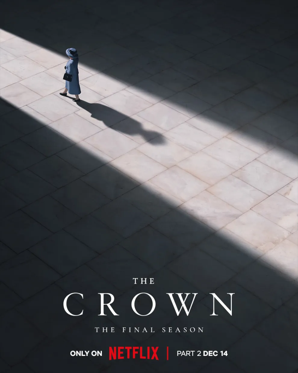 Imelda Stauton en el póster de la segunda parte de la sexta temporada de The Crown.