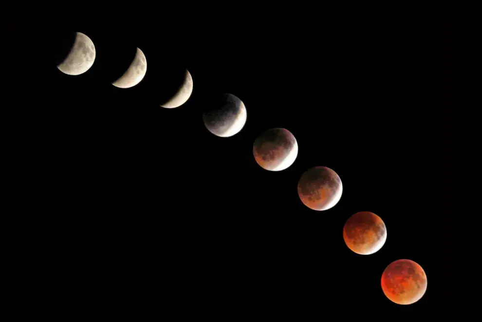 Eclipse lunar: el final de un proceso que se inició en 2022.