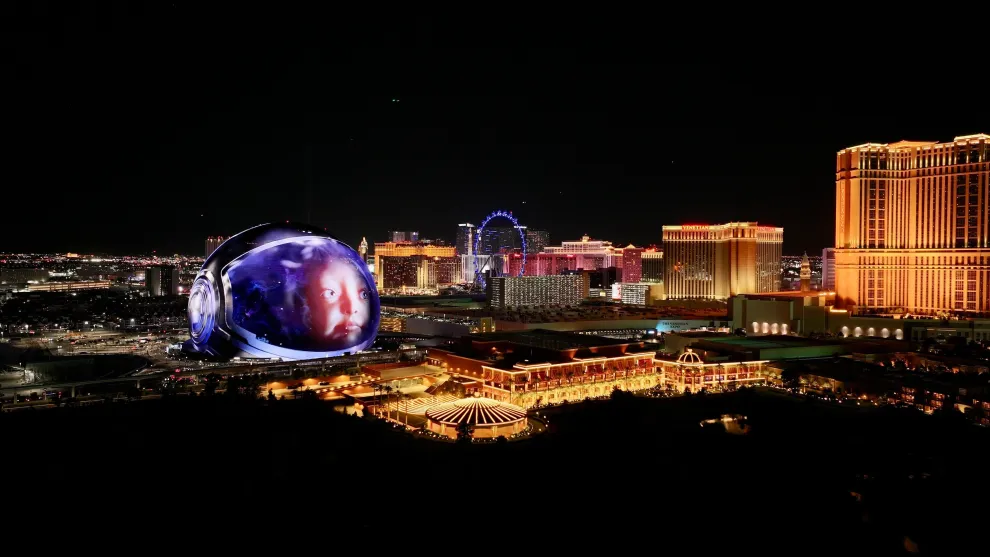 Las espectaculares imágenes de Sphere de Las Vegas.