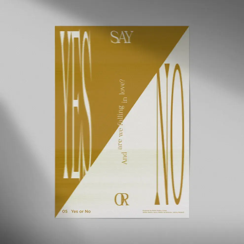 Posters de los tracks de Golden, el disco solista de Jung Kook de BTS.