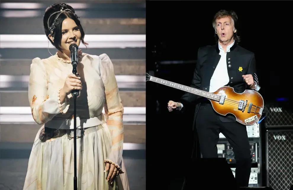 Lana del Rey y Paul McCartney, candidatos al Nobel de Literatura 2023.