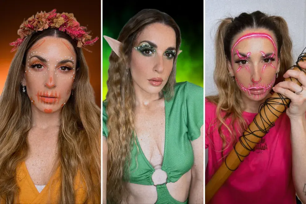 3 maquillajes de Halloween para que puedas hacerte vos misma.
