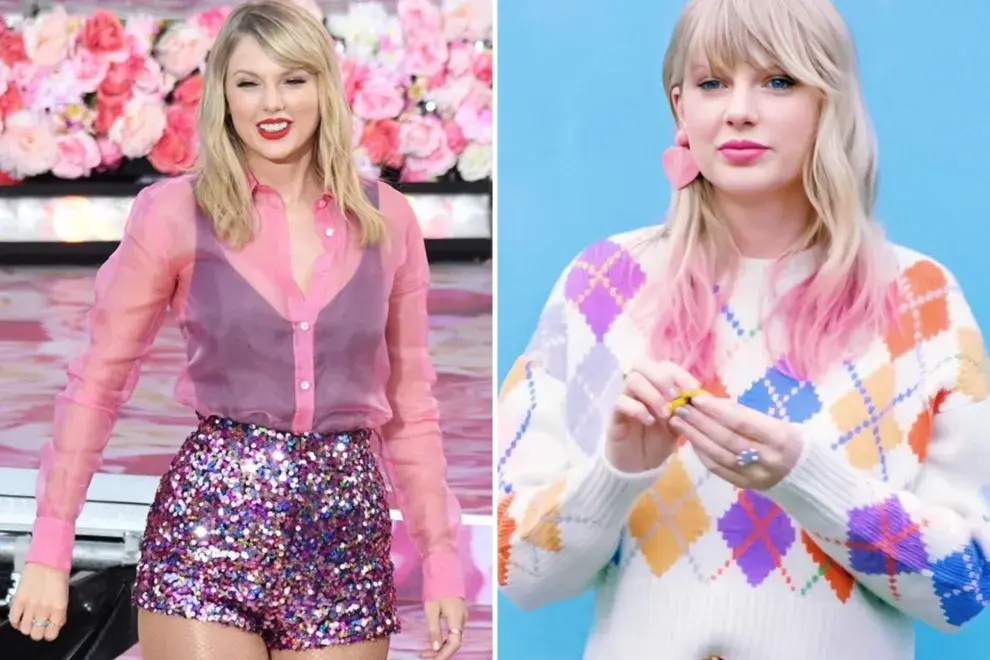 La era más barbiecore de Taylor, acá dalo todo: tul, colores pasteles, lentejuelas, labial rosa y accesorios bien cute.