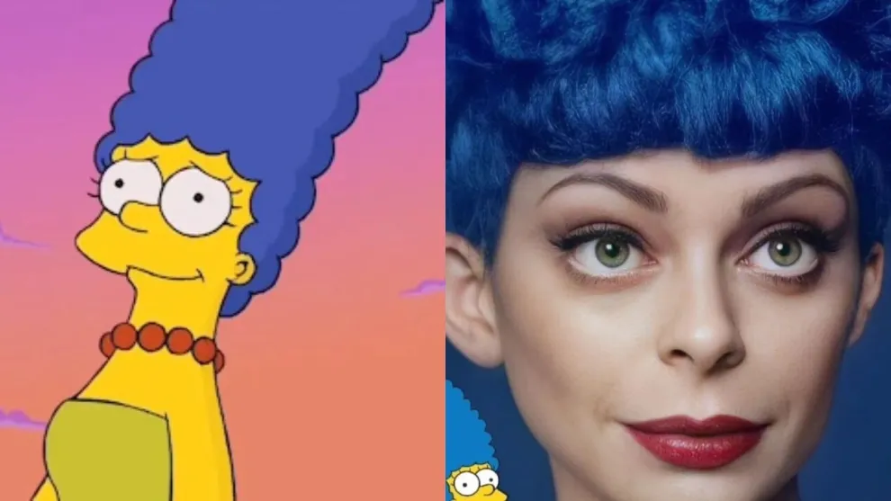 Marge Simpson según la IA