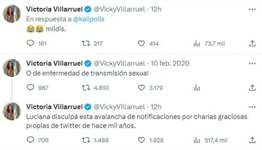 Los comentarios de Victoria Villarruel sobre BTS que desataron el repudio en las redes.
