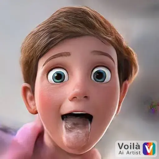 Mateo, el segundo de los hijos de Messi y Antonela Roccuzzo, como un personaje de Pixar, según la Inteligencia Artificial.