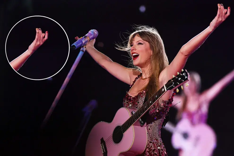 Taylor Swift en Buenos Aires, sorprendió a sus fans con un hermoso detalle en su nail art.