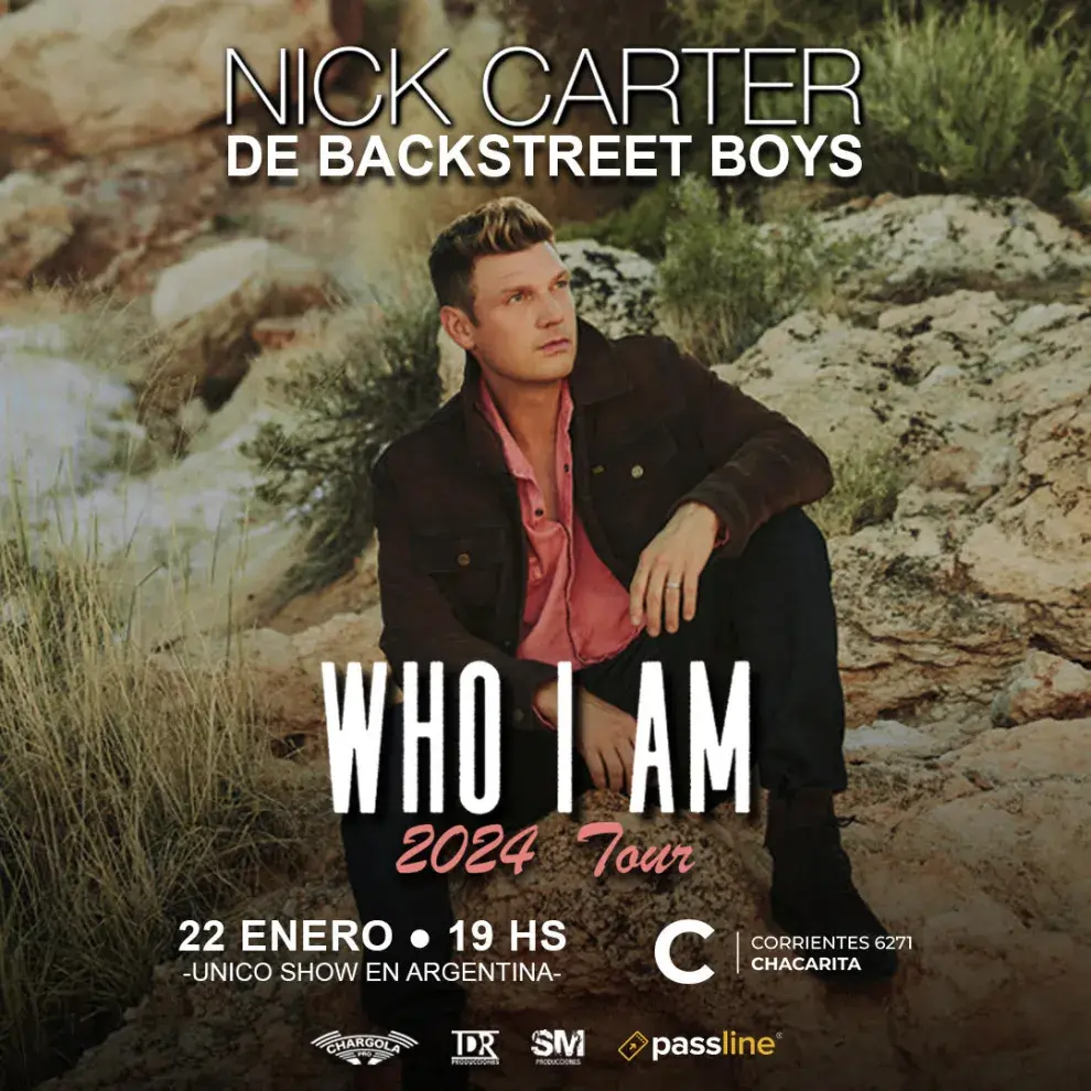 Nick Carter viene a la Argentina: todo sobre su show.