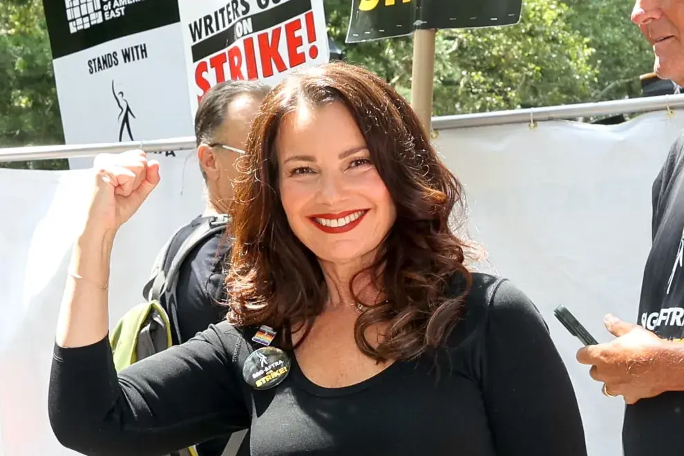 Fran Drescher encabezó la huelga de actores de Hollywood que duró 118 días.