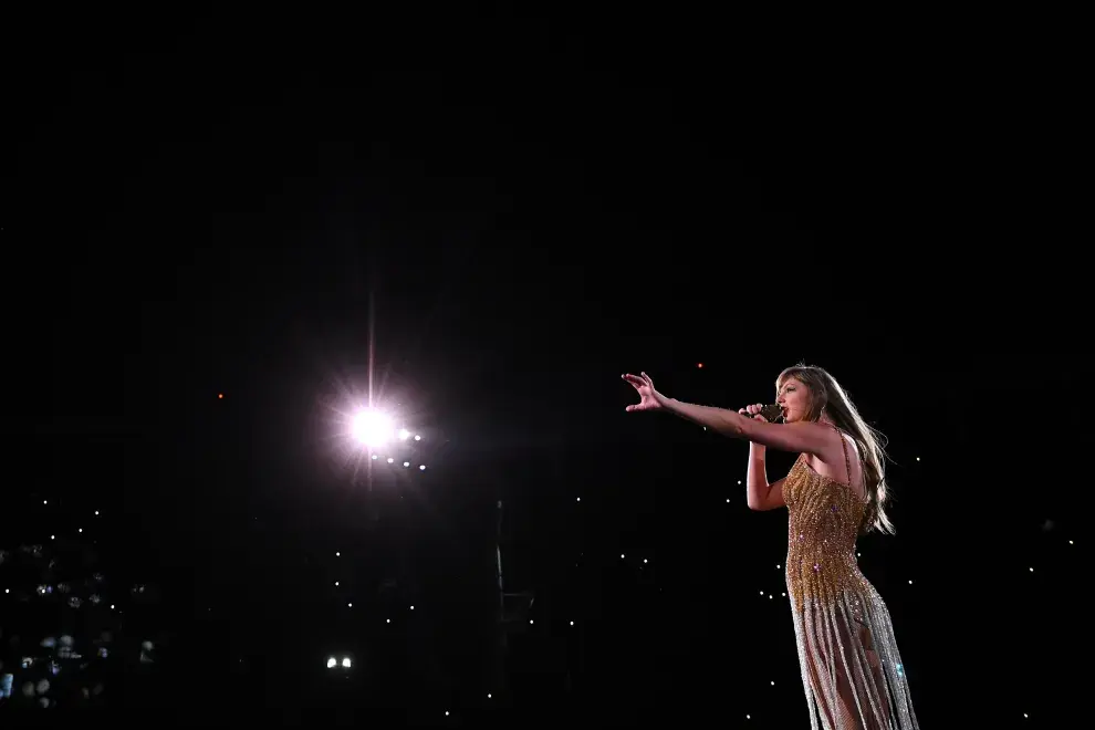 Taylor Swift en Argentina, en el estadio de River Plate, el 9 de noviembre de 2023.