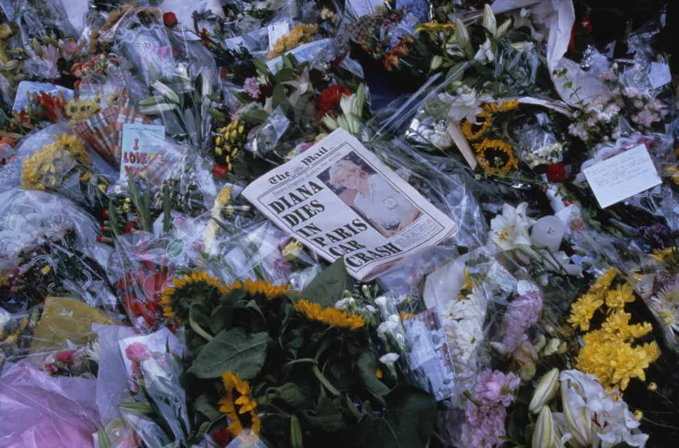 El dolor tras la muerte de Lady Di, en 1997.