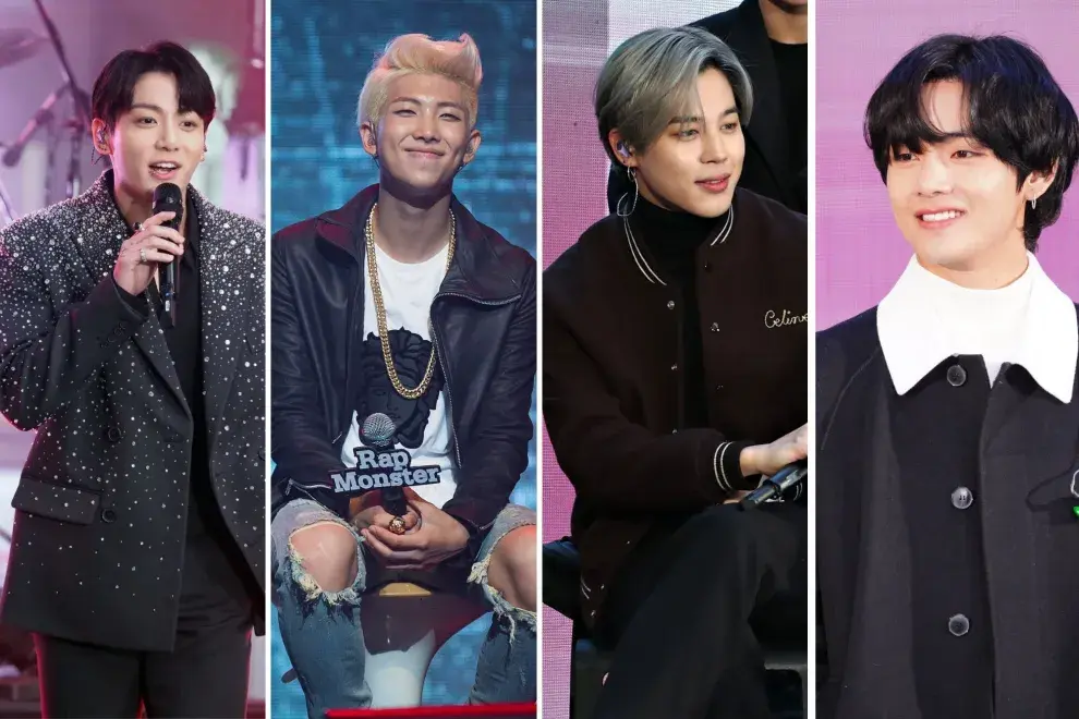 Jungkook, RM, Jimin y .V de BTS comenzaron su enlistamiento al servicio militar