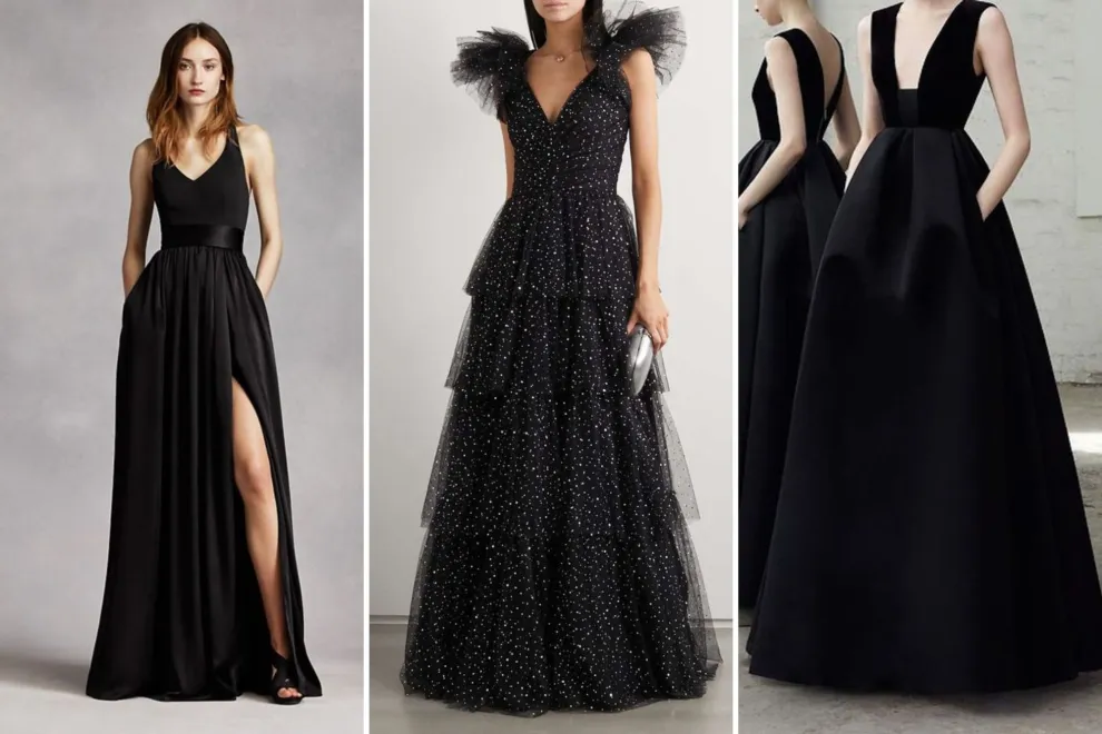7 vestidos de novia negros, que son súper tendencia.