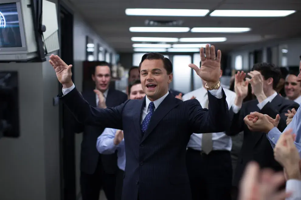 Leonardo DiCaprio en la piel de Jordan Belfort.
