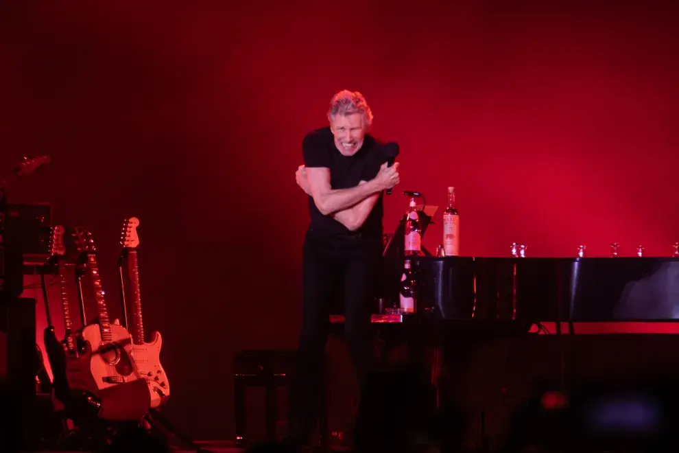 Roger Waters durante su primera fecha en Buenos Aires.