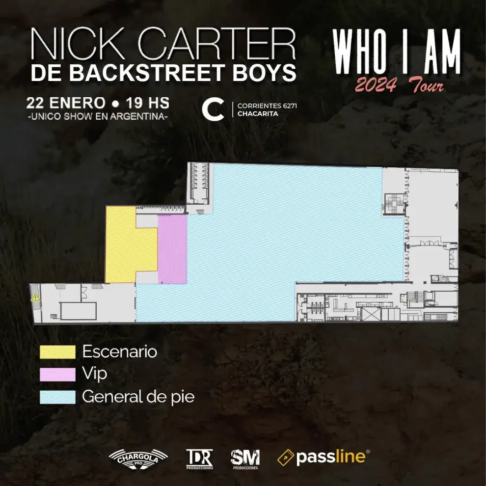 Nick Carter, de los Backstreet Boys, llega a la Argentina.