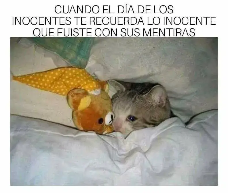 Los memes del Día de los Inocentes.