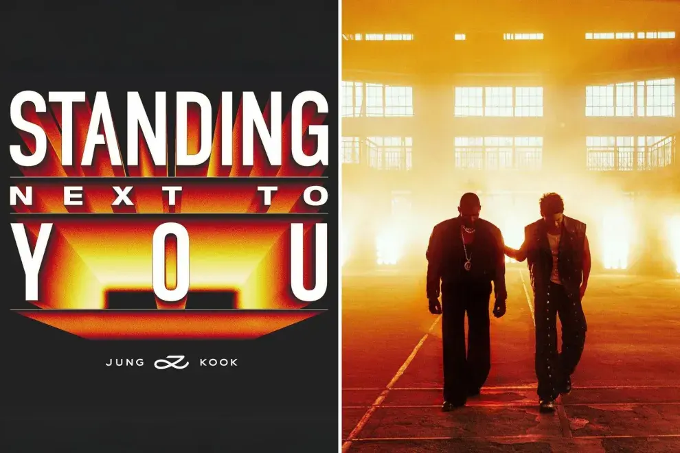 Las fotos que compartió Usher para promocionar el remix de Standing Next To You.