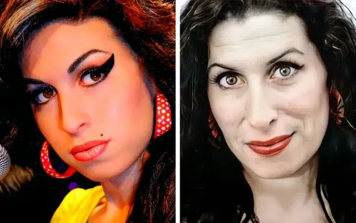 Así se vería Amy Winehouse si hubiese envejecido, según la IA.