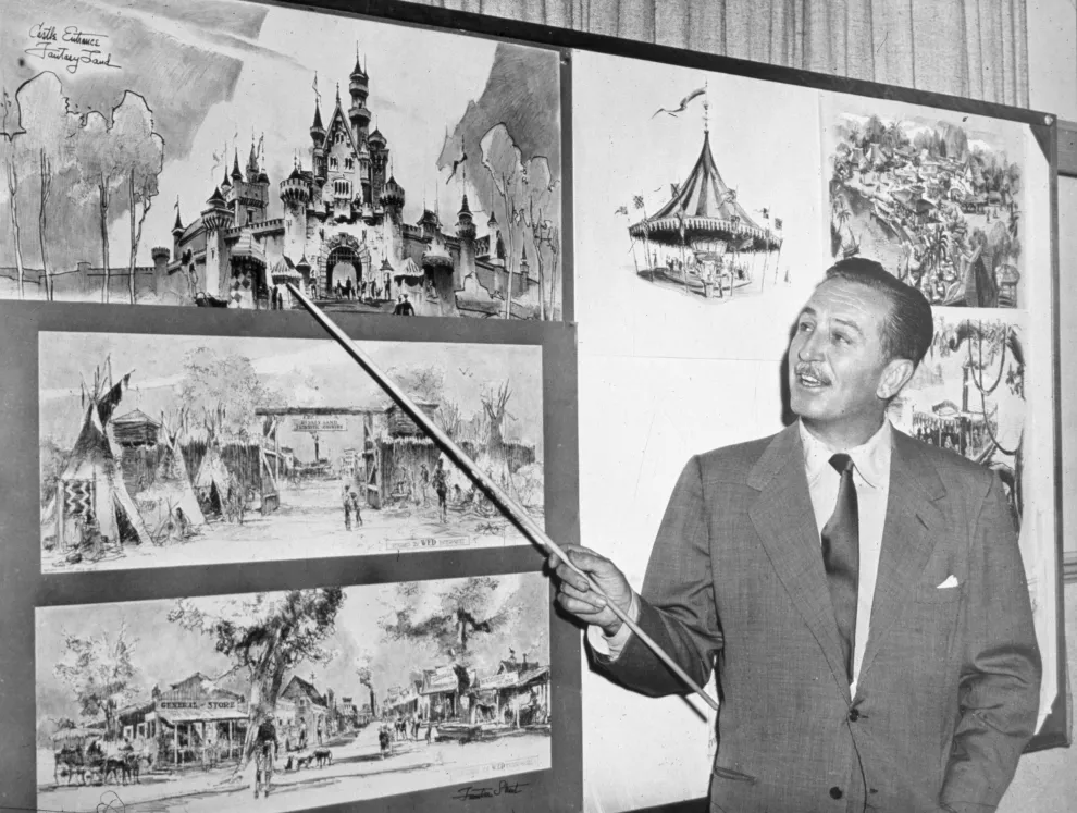 Walt Disney planteaba el método de tres habitaciones.