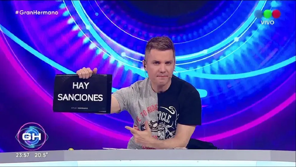 Hubo sanción en Gran Hermano.