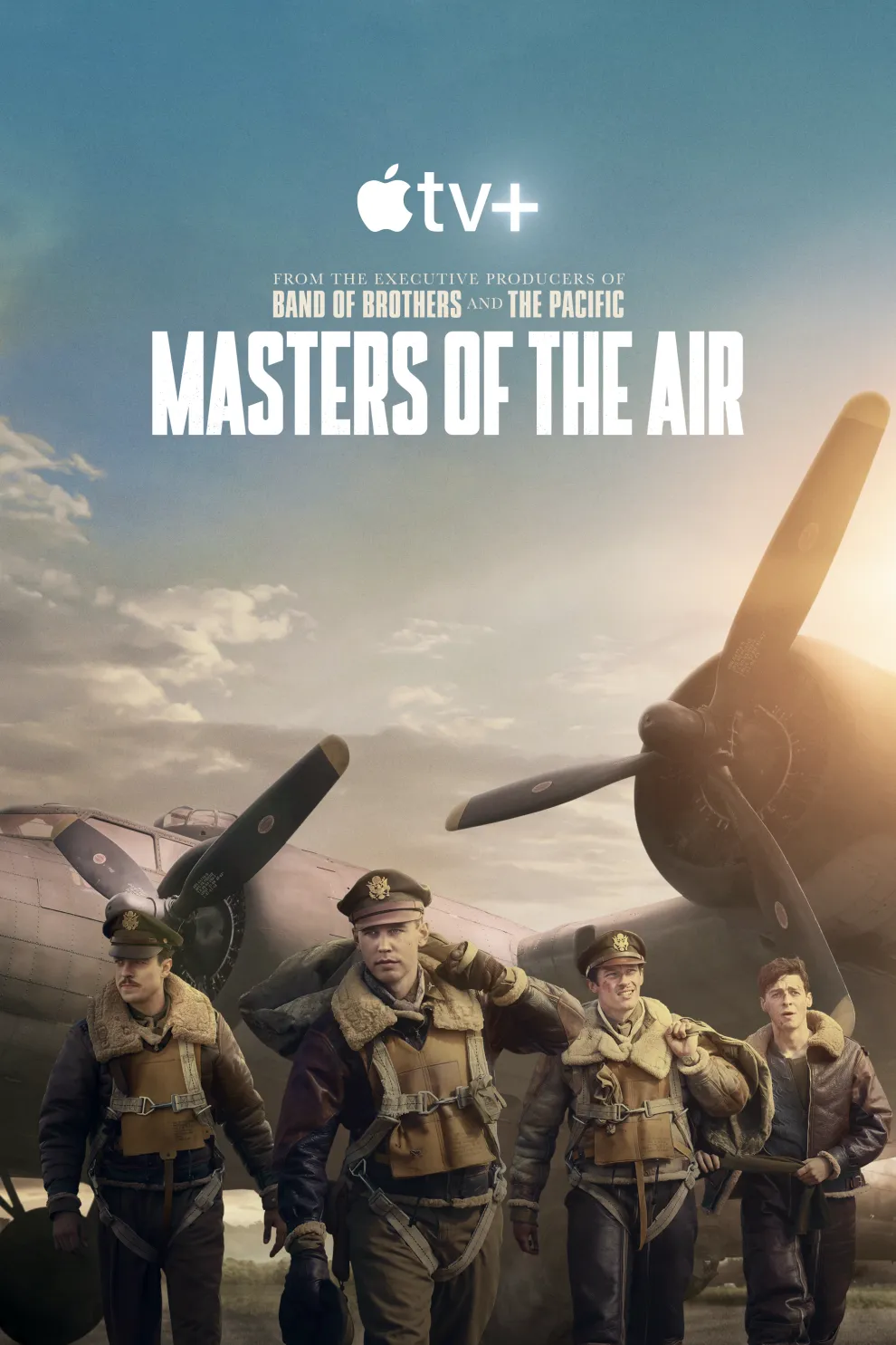 El afiche oficial de Master of the Air de AppleTv+.