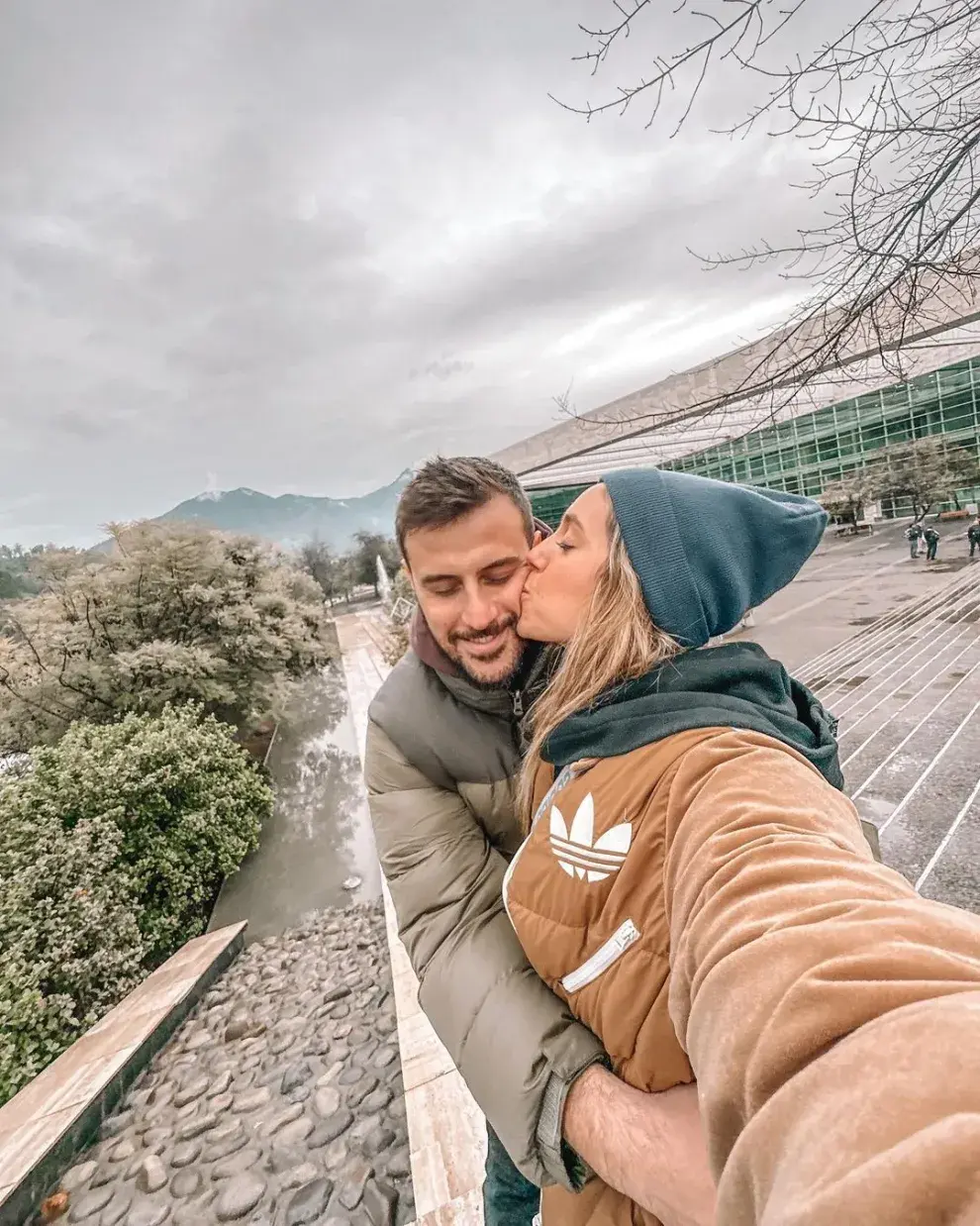 Diego Leuco y Sofía Martinez, momentos de la feliz pareja.