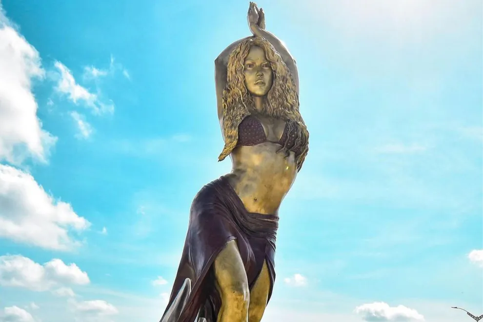 El insólito error en la estatua de Shakira que no pasó desapercibido por sus fans.