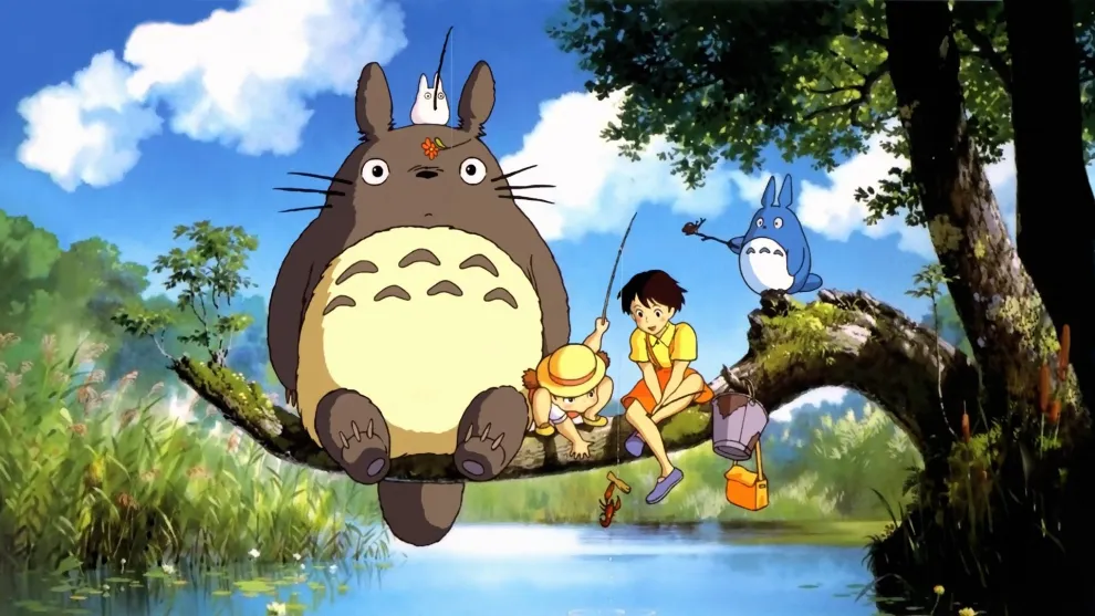 Totoro, todo un emblema de la obra de Miyazaki y del cine de animación japonés.