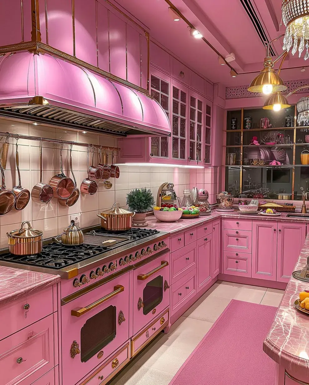 Decoración coquette: las casas rosa que ama la China Suárez.