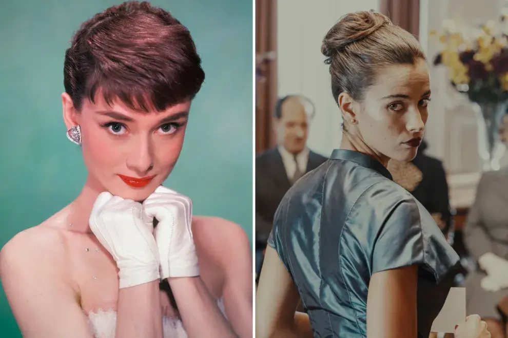 Anna-Victoire Olivier como Audrey Hepburn