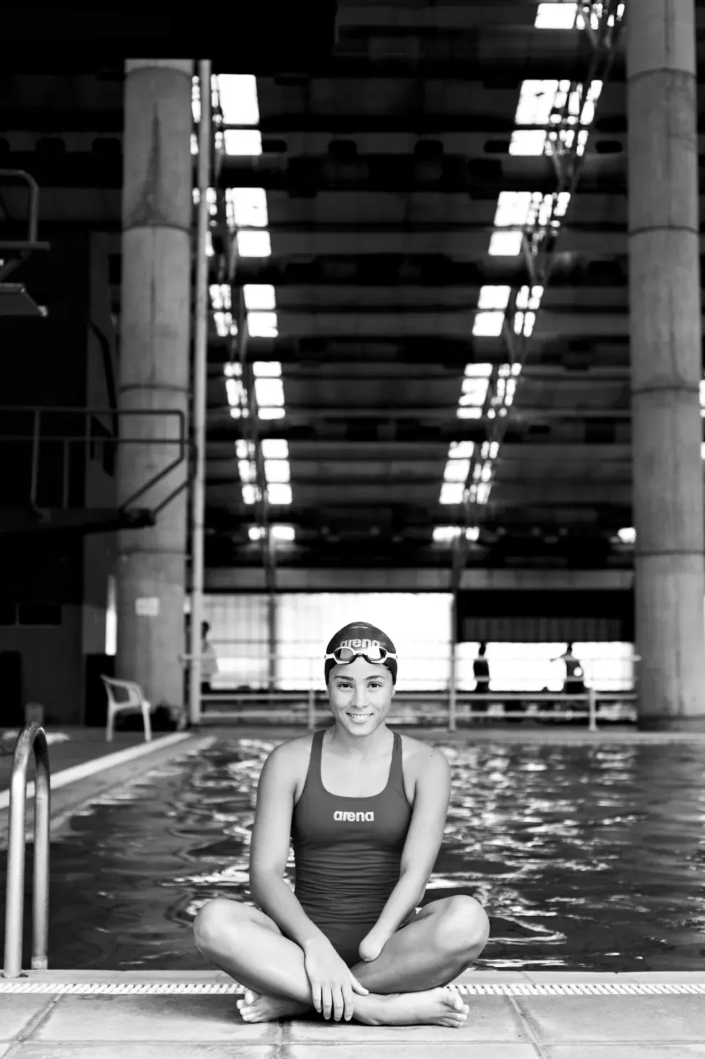 Daniela Giménez, natación paralímpica. C.A.B.A. Marzo 2016.