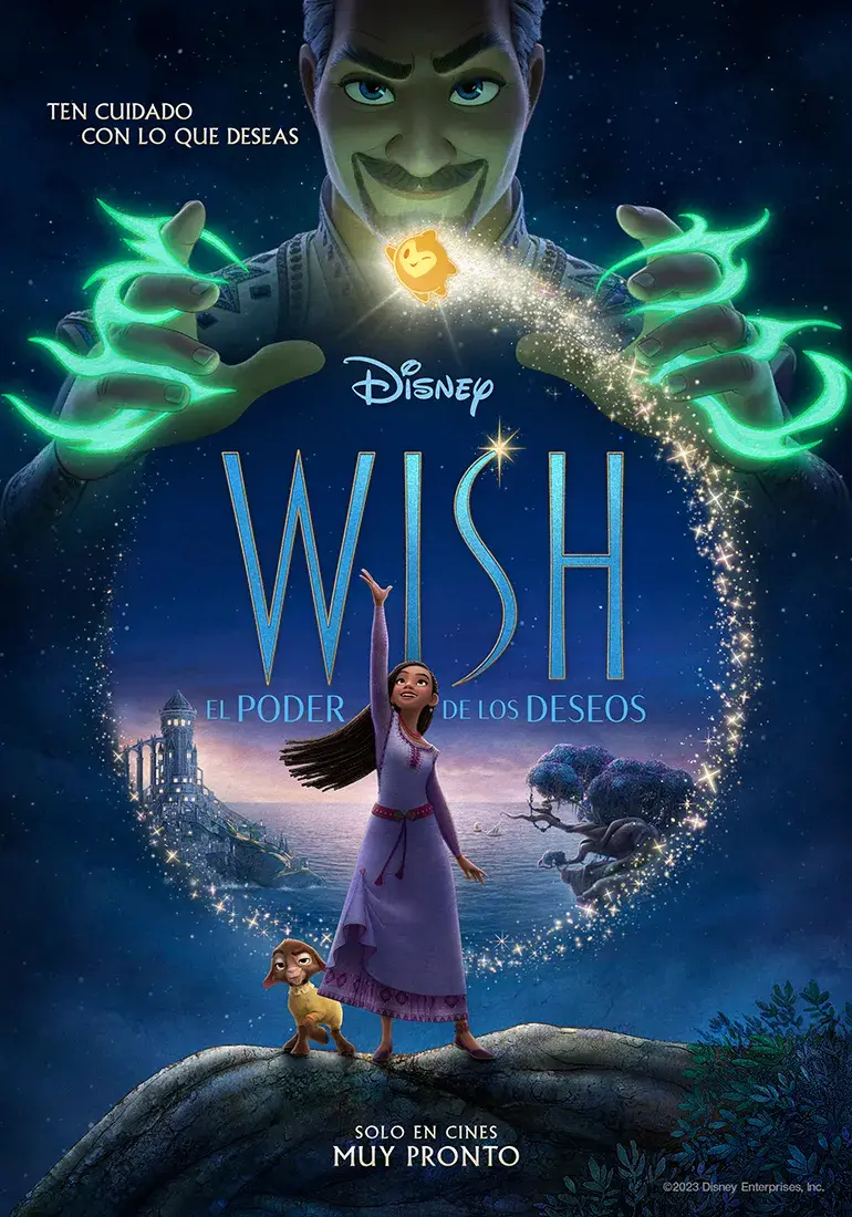 Wish: el poder de los deseos, la nueva película animada de Disney.