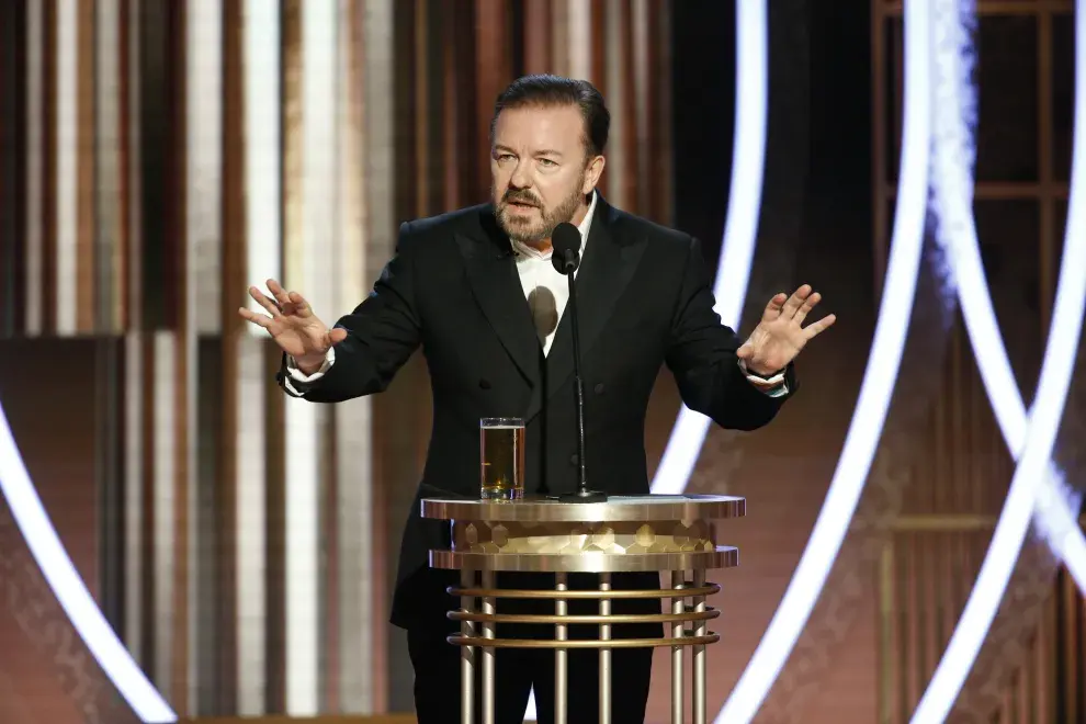 El día en que Ricky Gervais acusó a Hollywood por su amistad con Jeffrey Epstein.