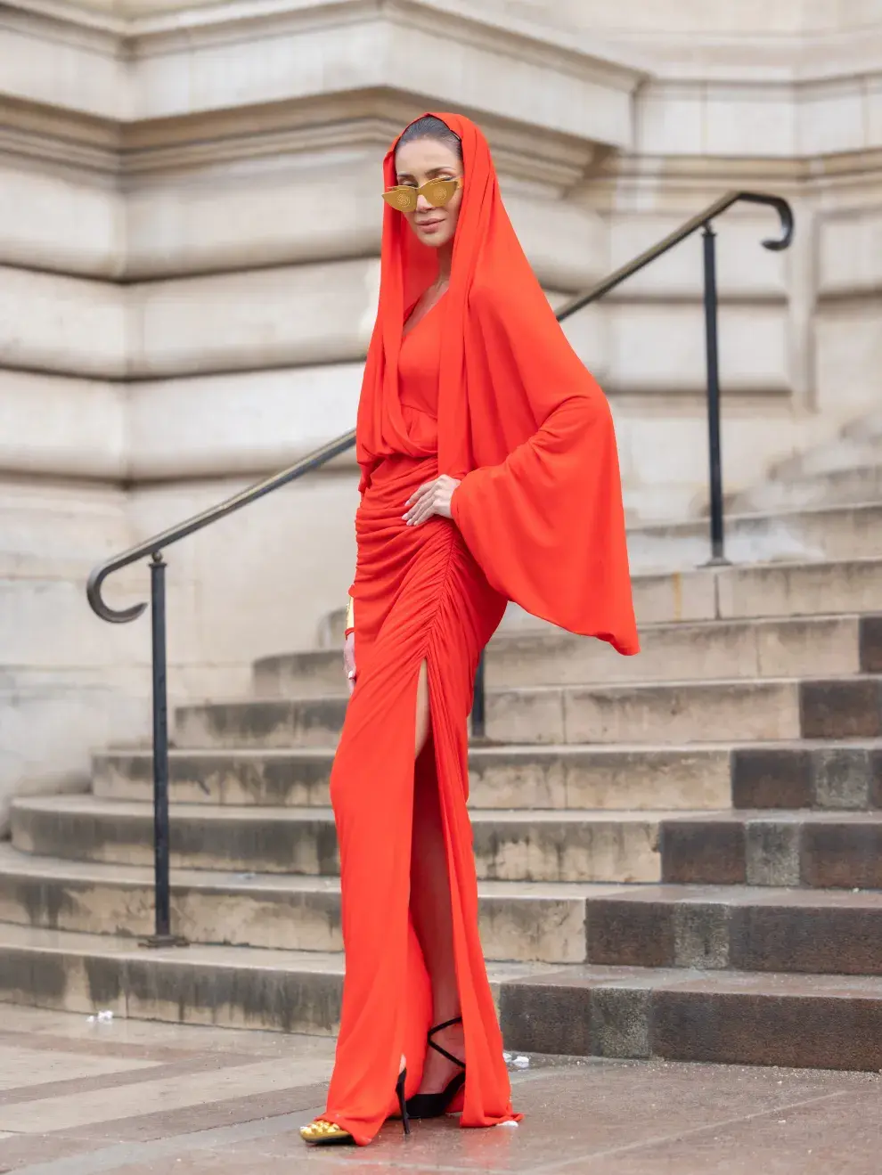 Sabina Jakubowicz en la Semana de la Moda de París.