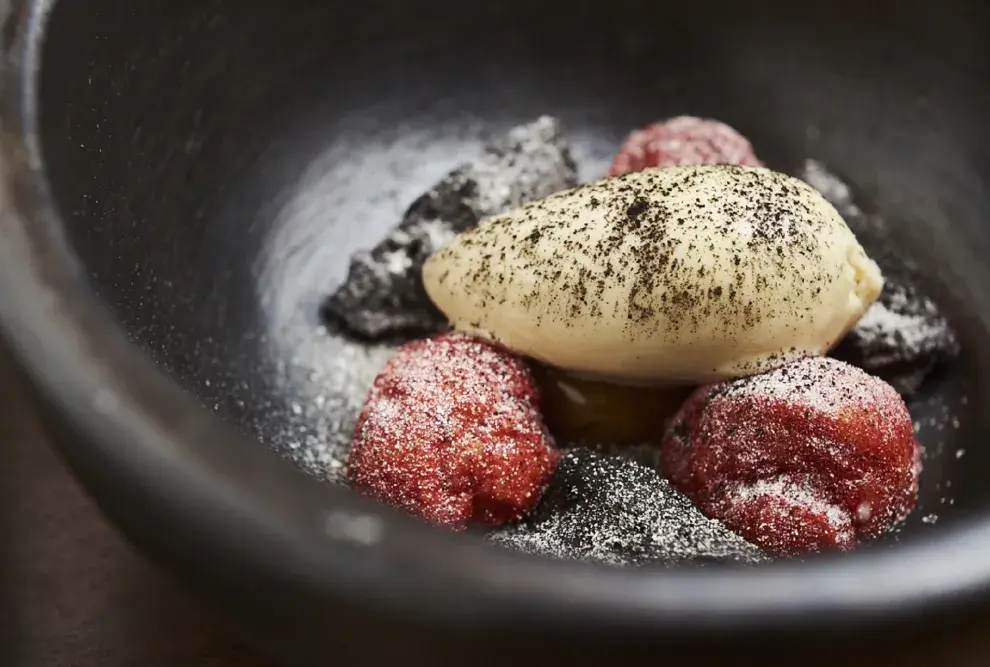 El helado de asado, una creación del chef Dave Soady.