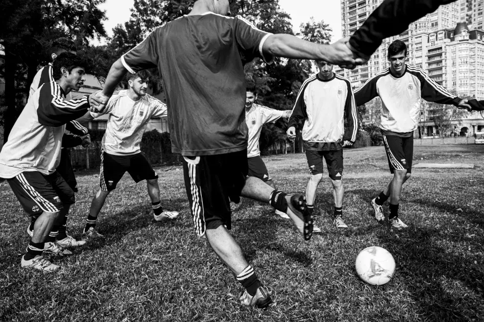  Los Tigres, Selección Argentina de Fútbol 7 para personas con parálisis cerebral. C.A.B.A. Junio 2016.